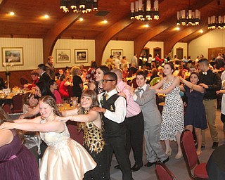William D Lewis The Vindicator  Students dance at special needs prom.