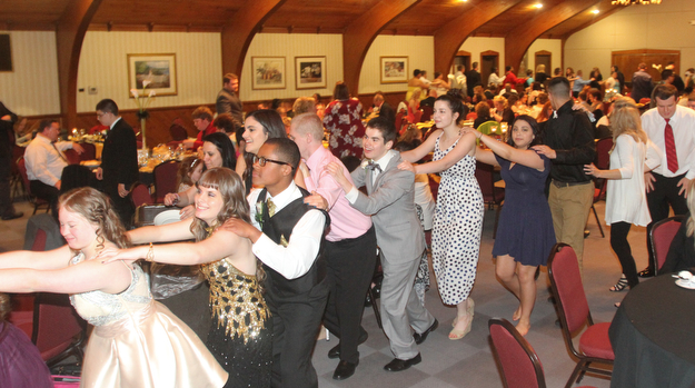 William D Lewis The Vindicator  Students dance at special needs prom.
