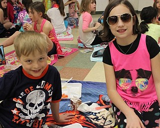 Neighbors | Abby Slanker.C.H. Campbell Elementary School third-graders got into the spirit of the school’s annual Beach Day by dressing as if they were on a tropical beach on April 13.