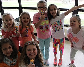Neighbors | Abby Slanker.A group of Hilltop Elementary School first-graders wore their bright clothing to celebrate the school’s annual Fun in the Sun Day on April 13.