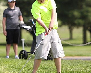 Nathan Kelly(U-14) drives on the 5th hole during the 2017 Vindicator Greatest Golfer Junior Qualifier, Saturday, May 20, 2017 at Pine Lakes Golf Course in Hubbard...(Nikos Frazier | The Vindicator)...