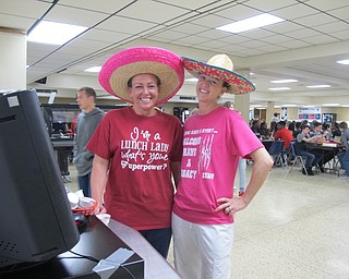 Neighbors | Alexis Bartolomucci.Lunch ladies at Austintown Fitch High School celebrated Cinco de Mayo and School Lunch Hero Day on May 5.