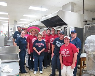 Neighbors | Alexis Bartolomucci.Food service staff at Austitown Fitch High School celebrated the fifth annual School Lunch Hero Day on May 5.