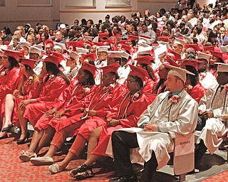        ROBERT K. YOSAY  | THE VINDICATOR..The last class of VPA/Stem Graduated at Chaney High School Friday afternoon ..Ò.