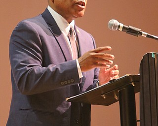        ROBERT K. YOSAY  | THE VINDICATOR..The last class of VPA/Stem Graduated at Chaney High School Friday afternoon ..Ò....Speaker was State Rep Glenn Holmes