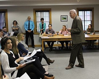 Canfield Mayor Bernie Kosar Sr. welcomed Canfield High School juniors and seniors to the 37th annual Civic Day, sponsored by the Rotary Club of Canfield, on May 5.