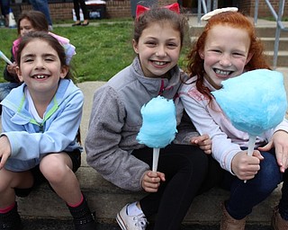 Neighbors | Abby Slanker.A group of Hilltop Elementary School third-graders enjoyed their hand-spun blue cotton candy during the school’s annual Student Appreciation Day on May 12.