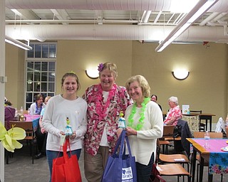 Neighbors | Alexis Bartolomucci.Guests won first place, second place and furthest from being correct during the Murder in the Library program. Pictured are, from left, Lexi Platt - first place, Nancy Kemp - second place and Joanne Stalnacker - furthest from the answer.