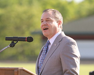        ROBERT K. YOSAY  | THE VINDICATOR...over 60 Graduates of Campbell High School received their diplomas at the John Knapic Stadium... Capt. William J Toti  Commencement speaker