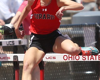Emily Marsico(310) of Girard competes in the DII girls 100 meter hurdles semifinal during the 2017 OHSAA Boys and Girls State Track and Field Tournaments, Friday, June 2, 2017 at the Jesse Owens Memorial Stadium in Columbus...(Nikos Frazier | The Vindicator)