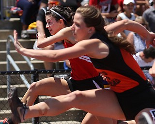 Emily Marsico(310) of Girard competes in the DII girls 100 meter hurdles semifinal during the 2017 OHSAA Boys and Girls State Track and Field Tournaments, Friday, June 2, 2017 at the Jesse Owens Memorial Stadium in Columbus...(Nikos Frazier | The Vindicator)