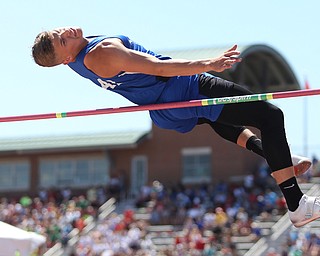 Seth Stokes(847) of Lisbon competes in the DIII boys high jump final during the 2017 OHSAA Boys and Girls State Track and Field Tournaments, Friday, June 2, 2017 at the Jesse Owens Memorial Stadium in Columbus...(Nikos Frazier | The Vindicator)