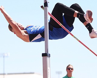 Seth Stokes(847) of Lisbon competes in the DIII boys high jump final during the 2017 OHSAA Boys and Girls State Track and Field Tournaments, Friday, June 2, 2017 at the Jesse Owens Memorial Stadium in Columbus...(Nikos Frazier | The Vindicator)