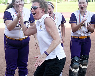 William D Lewis The Vindicator  Champion coach Cheryl Williams after winning state championship