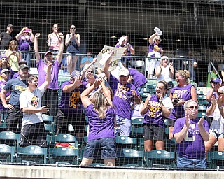 Parents celebrate after Champion defeated Berlin Hiland, 1-0 in the DIII baseball championship, Saturday, June 3, 2017 at Huntington Park in Columbus. Champion won 1-0...(Nikos Frazier | The Vindicator)