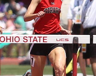 Emily Marsico(310) of Girard competes in the DII 100 girls meter hurdles final during the 2017 OHSAA Boys and Girls State Track and Field Tournaments, Saturday, June 3, 2017 at the Jesse Owens Memorial Stadium in Columbus...(Nikos Frazier | The Vindicator)