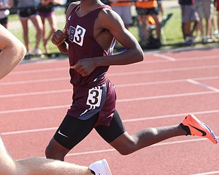 Chris Butler(709) of Boardman competes in the DI boys 1600 meter run final during the 2017 OHSAA Boys and Girls State Track and Field Tournaments, Saturday, June 3, 2017 at the Jesse Owens Memorial Stadium in Columbus...(Nikos Frazier | The Vindicator)