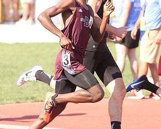 Chris Butler(709) of Boardman competes in the DI boys 1600 meter run final during the 2017 OHSAA Boys and Girls State Track and Field Tournaments, Saturday, June 3, 2017 at the Jesse Owens Memorial Stadium in Columbus...(Nikos Frazier | The Vindicator)