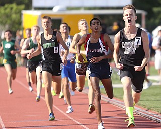 Dustin Horter(542) of Lakota East competes in the DI boys 1600 meter run final during the 2017 OHSAA Boys and Girls State Track and Field Tournaments, Saturday, June 3, 2017 at the Jesse Owens Memorial Stadium in Columbus...(Nikos Frazier | The Vindicator)