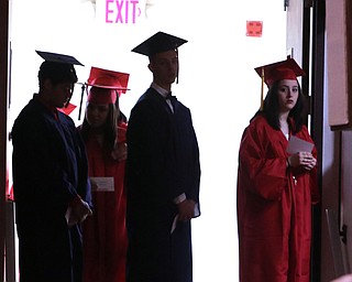             ROBERT  K. YOSAY | THE VINDICATOR..Austintown Fitch High School graduated over 300 students in the Fitch Gym Saturday morning as the graduation season is coming to a close