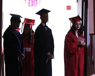             ROBERT  K. YOSAY | THE VINDICATOR..Austintown Fitch High School graduated over 300 students in the Fitch Gym Saturday morning as the graduation season is coming to a close