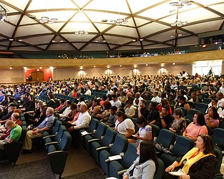             ROBERT  K. YOSAY | THE VINDICATOR..Valley Christian graduated over 50 students  at Highway Tabernacle Church in Austintown Sunday afternoon...A full house as the ceremonies of graduation for Valley Christian