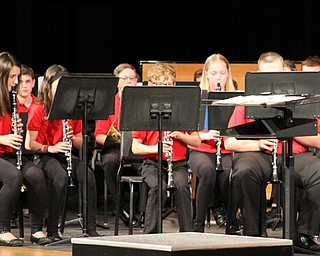 Neighbors | Abby Slanker.Members of the Canfield Village Middle School sixth-grade band’s clarinet section were featured while playing “Dance Song” at the annual spring concert at the Canfield High School on May 16.