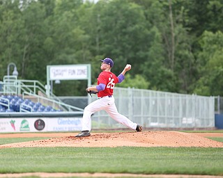 during the 1st inning in the 2017 High School Valley All Star Classic, Friday, June 9, 2017 at Eastwood Field. Trumbull County won 8-6...(Nikos Frazier | The Vindicator)..