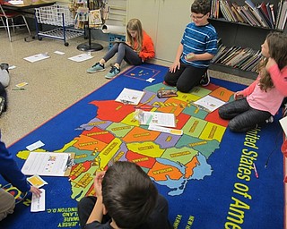 Neighbors | Alexis Bartolomucci.Dobbins Elementary students played games that helped them understand business and finance during the Junior Achievement program.