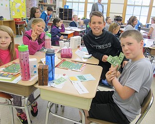 Neighbors | Alexis Bartolomucci.Students at Dobbins Elementary participated in the Junior Achievement program on May 11 and learned how to run a restaurant.