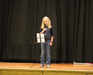 Neighbors | Abby Slanker.A fourth-grade student at C.H. Campbell Elementary School wowed the audience with her performance of “Fight Song” at the school’s Talent Show on May 26.