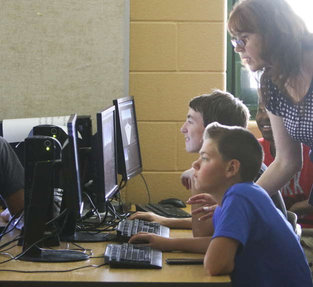        ROBERT K. YOSAY  | THE VINDICATOR..part of the camp is a program to teach programming as Cody Rigg 7 and his brother Devon... Rigg 13.....Camp Invention for kids in K-6 and runs from 8:30 a.m. to 2:30 p.m. June 12 through June 16. It aims to empower the next generation of innovators by exploring the results of turning ideas into inventions and bringing those inventions to market..