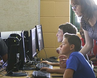        ROBERT K. YOSAY  | THE VINDICATOR..part of the camp is a program to teach programming as Cody Rigg 7 and his brother Devon... Rigg 13.....Camp Invention for kids in K-6 and runs from 8:30 a.m. to 2:30 p.m. June 12 through June 16. It aims to empower the next generation of innovators by exploring the results of turning ideas into inventions and bringing those inventions to market..