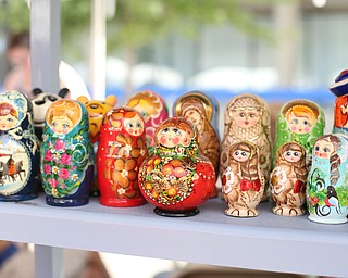 matryoshka dolls during the Simply Slavic Festival at Federal Plaza East, Saturday, June 17, 2017 in downtown Youngstown...(Nikos Frazier | The Vindicator)