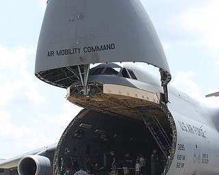 A C-5 Galaxy during the Thunder Over the Valley Air Show at the Youngstown Air Reserve Station, Saturday, June 17, 2017 in Vienna...(Nikos Frazier | The Vindicator)