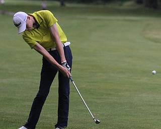 Connor Sevens chips on hole 16 during the AJGA practice round at Mill Creek Golf Course, Monday, June 19, 2017 in Boardman...(Nikos Frazier | The Vindicator)