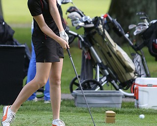 Jayne Bernard drives on hole 12 during the first round of the AJGA Mill Creek Foundation Junior All-Star, Tuesday, June 2017, 2017 at Mill Creek Golf Course. ..(Nikos Frazier | The Vindicator)..