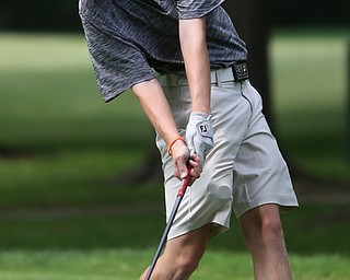 Maxwell Moldovan of Uniontown, Ohio drives on hole 8 during the third and final round of the AJGA Mill Creek Foundation Junior All-Star, Thursday, June 22, 2017 at Mill Creek Golf Course. ..(Nikos Frazier | The Vindicator)..