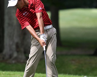 Aaron Du of Lake Mary, Fla. drives on hole 8 during the third and final round of the AJGA Mill Creek Foundation Junior All-Star, Thursday, June 22, 2017 at Mill Creek Golf Course. ..(Nikos Frazier | The Vindicator)..