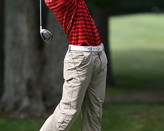 Aaron Du of Lake Mary, Fla. drives on hole 8 during the third and final round of the AJGA Mill Creek Foundation Junior All-Star, Thursday, June 22, 2017 at Mill Creek Golf Course. ..(Nikos Frazier | The Vindicator)..