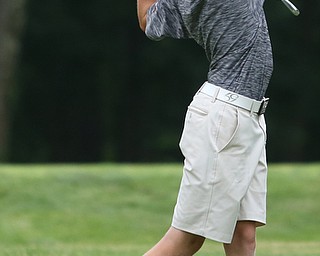 Maxwell Moldovan of Uniontown, Ohio drives on hole 17 during the third and final round of the AJGA Mill Creek Foundation Junior All-Star, Thursday, June 22, 2017 at Mill Creek Golf Course. ..(Nikos Frazier | The Vindicator)..