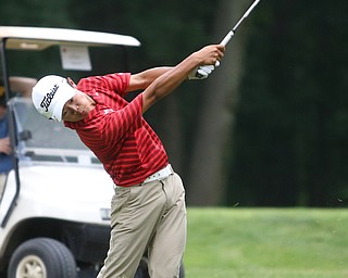 Aaron Du of Lake Mary, Fla. drives on hole 17 during the third and final round of the AJGA Mill Creek Foundation Junior All-Star, Tuesday, June 2017, 2017 at Mill Creek Golf Course. ..(Nikos Frazier | The Vindicator)..