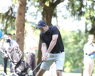 Joey Vitali tees off on hole 1 during the Greatest Golfer of the Valley Junior Qualifier on the North Course at Mill Creek Golf Course, Wednesday, June 28, 2017 at Mill Creek Golf Course. ..(Nikos Frazier | The Vindicator)..