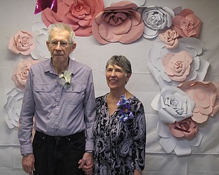 Neighbors | Alexis Bartolomucci.Carl and Helen Yash wore matching purple outfits for the prom event at Brookdale on June 8.