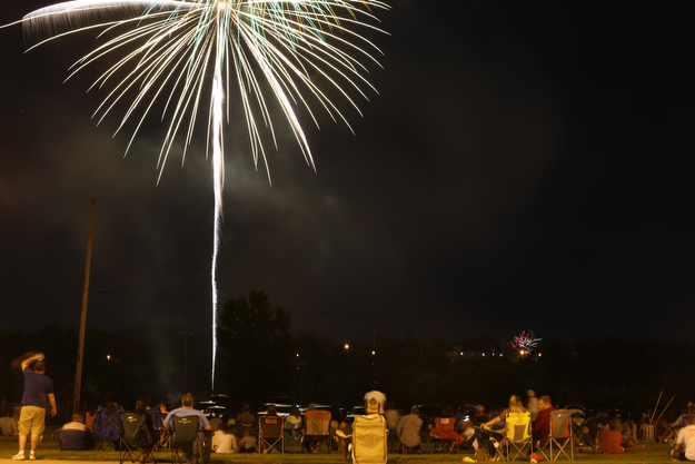 during the Fourth of July Fireworks at the Covelli Centre, Tuesday, July 4, 2017 in Youngstown...(Nikos Frazier | The Vindicator)