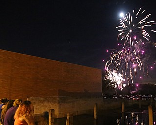 during the Fourth of July Fireworks at the Covelli Centre, Tuesday, July 4, 2017 in Youngstown...(Nikos Frazier | The Vindicator)