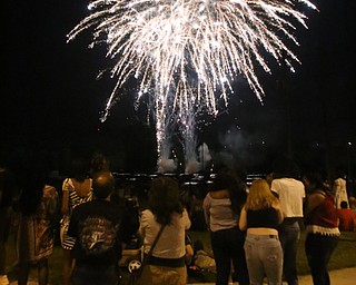 during the Fourth of July Fireworks at the Covelli Centre, Tuesday, July 4, 2017 in Youngstown...(Nikos Frazier | The Vindicator)