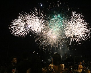 during the Fourth of July Fireworks at the Covelli Centre, Tuesday, July 4, 2017 in Youngstown...(Nikos Frazier | The Vindicator)