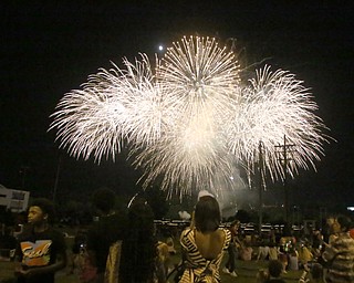 during the Fourth of July Fireworks at the Covelli Centre, Tuesday, July 4, 2017 in Youngstown...(Nikos Frazier | The Vindicator)