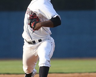 Mahoning Valley Scrappers pitcher Gregori Vasquez (47) throws in the third inning against the Mahoning Valley Scrappers/West Virginia Black Bears, Tuesday, July 4, 2017, at Eastwood Field in Niles...(Nikos Frazier | The Vindicator)..
